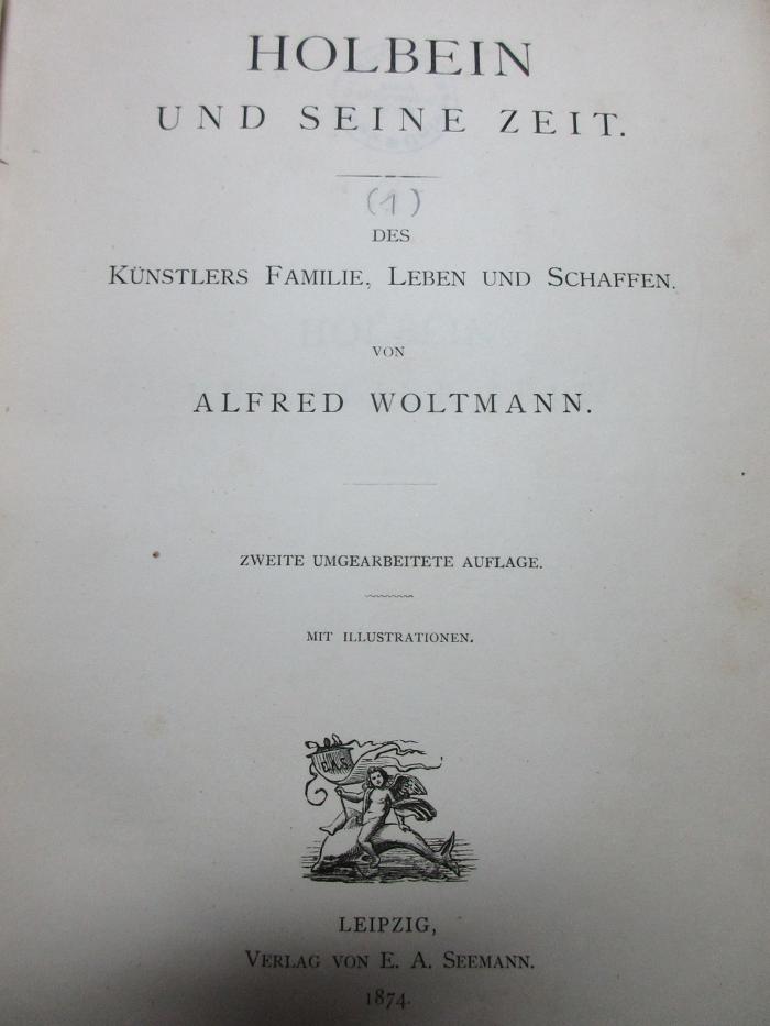 14 H 66&lt;2&gt;-1/2 : Des Künstlers Familie, Leben und Schaffen (1874)