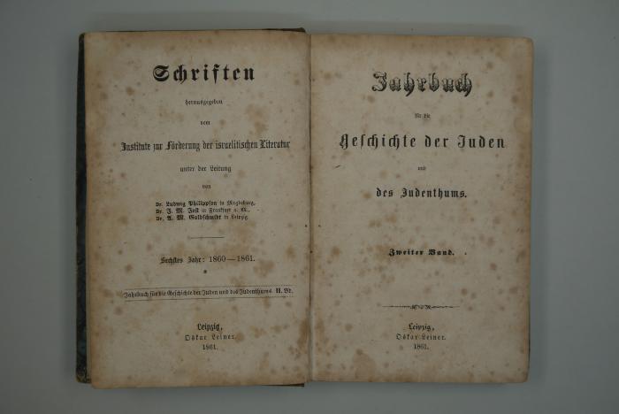  Schriften. Sechstes Jahr: 1860-1861. (1861)