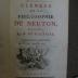 Kc 631  b: Elémens de la Philosophie de Neuton, donnés par Mr de Voltaire (1738)