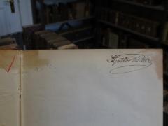 - (Fischer, Dr. Gustav), Von Hand: Autogramm, Name; 'Dr Gustav Fischer'. 