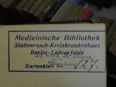 G45 / 2167 (Riese, H.), Stempel: Berufsangabe/Titel/Branche, Name, Ortsangabe; 'Dr med. H. Riese Würzburg.'. 
