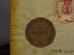 - (Gesellschaft für Geburtshilfe und Gynäkologie in Berlin), Stempel: Name, Ortsangabe; 'Gesellschaft für Geburtshülfe in Berlin'. 