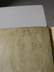 G48 / 2055 (Jüdisch-Theologisches Seminar Fraenckel'scher Stiftung (Breslau) ), Von Hand: Nummer; '23/4 N 300'. 
