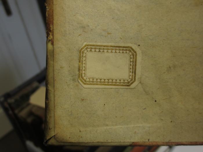 Oi 224 2: Berlinische Bibliothek worinnen von neu herausgekommenen Schriften und anderen zur Gelahrtheit gehörigen Sachen kurze Aufsätze und Nachrichten mitgetheilet werden (1748);-, Etikett: -