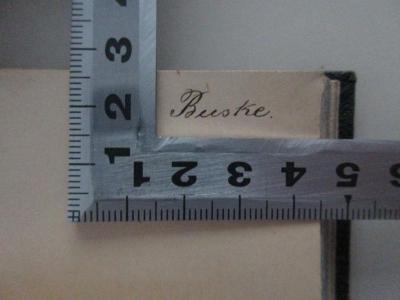 - (Buske, Walter), Von Hand: Autogramm; 'Buske.'. ;14 L 583 : Pachter Feldkümmel von Tippelskirchen : ein Fastnachtspiel in 5 Aufzügen (1812)