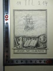 - (Mc Ilrath, Joan), Etikett: Exlibris, Name, Abbildung; 'Joan Mc Ilrath'. 