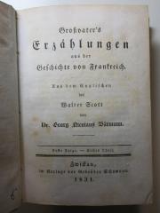 14 M 376-N.F. 1/2 : Großvater's Erzählungen aus der Geschichte von Frankreich (1831)