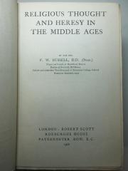 15 B 15 : Religious thought and heresy in the Middle Ages (1918)