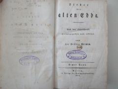 14 Q 27-1 : Lieder der alten Edda : aus der Handschrift herausgeben und erklärt (1815)