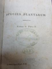 14 S 50&lt;4&gt;-1,2 : Caroli a Linné species plantarum : exhibentes plantas rite cognitas, ad genera relatas cum differentiis specificis, nominibus trivialibus, synonymis selectis, locis natalibus, secundum systema sexuale digestas (1797)