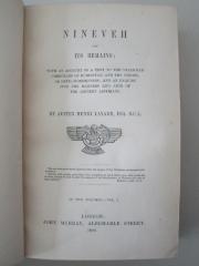 14 P 183 -1 : Nineveh and its remains : with an account of a visit to the Chaldaen Christians of Kurdistan and the Yezidis or devil-worshippers and an enquiry into the manners and arts of the ancient Assyrians : in 2 volumes (1849)