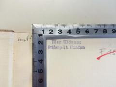 - (Max Wönner), Stempel: Name, Ortsangabe; 'Max Wönner
Gröbenzell bei München'. 