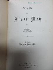 15 F 816-1 : Bis zum Jahre 1552 (1875)