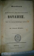  Handbuch der medicinisch-pharmazeutischen Botanik (1850)