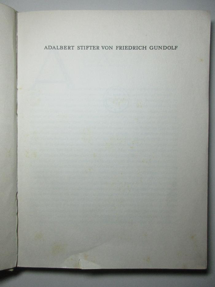 18 L 125 : Adalbert Stifter (1931)