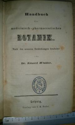  Handbuch der medicinisch-pharmazeutischen Botanik (1850)