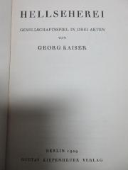 15 L 108 : Hellseherei : Gesellschaftsspiel in drei Akten (1929)