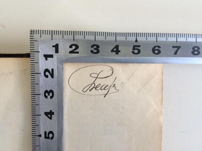  Xyggraphes. Thucydides (Thukydides) (1855);- (Arthur Preuss), Von Hand: Name; 'Preuß'. 