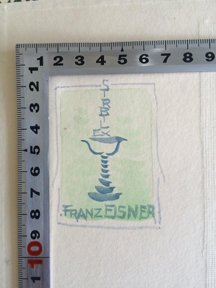  Ein Gastmahl (1926);- (Eisner, Franz), Von Hand: Exlibris; 'Ex Libris Franz Eisner'. 