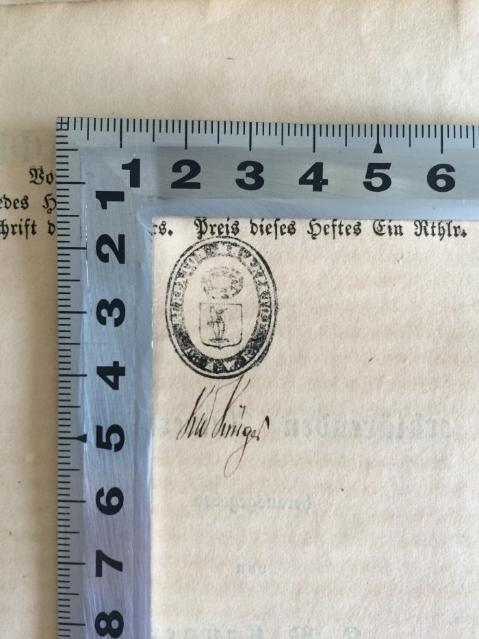  Xyggraphes. Thucydides (Thukydides)
 (1846);- (K.W. Krüger), Von Hand: Name; 'KW Krüger'. 