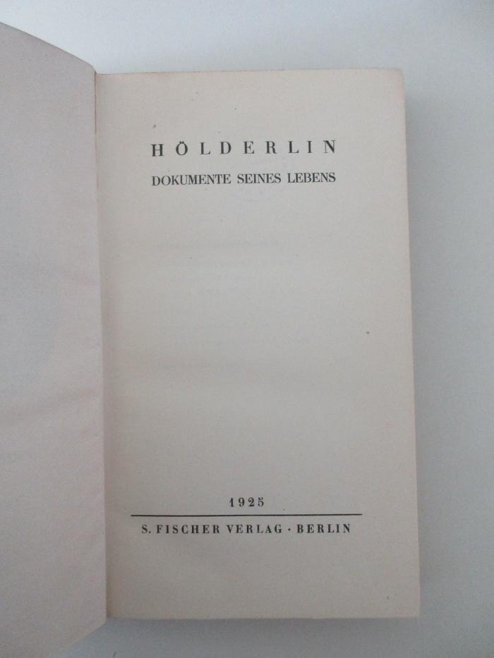 18 L 528 : Dokumente seines Lebens (1925)