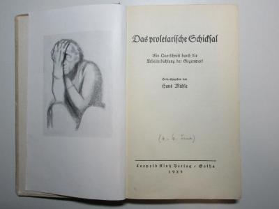 1 L 287&lt;4&gt; : Das proletarische Schicksal : ein Querschnitt durch die Arbeiterdichtung der Gegenwart (1929)