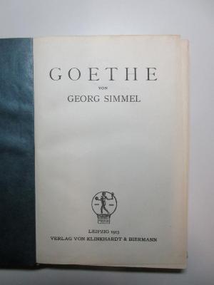 1 L 8 : Goethe (1913)
