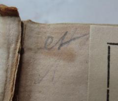 - (Behrendt &amp; Moses), Von Hand: Notiz; 'ef'. 