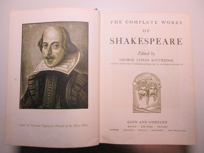 1 M 10 : The complete works of Shakespeare (1936)