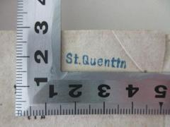 - (St. Quentin), Stempel: Name; 'St. Quentin'. 
