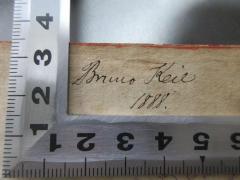 - (Keil, Bruno), Von Hand: Autogramm, Datum; 'Bruno Keil
1888.'. 