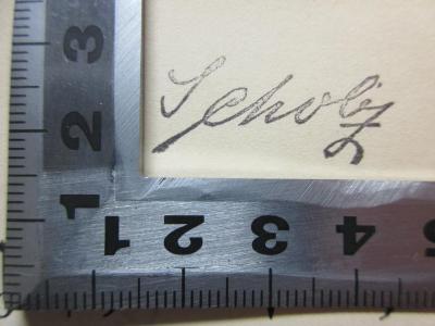 - (Scholz, [?]), Stempel: Name; 'Scholz'. ;10 M 66&lt;2&gt;-2,1 : Syntax der englischen Sprache : Hauptwort (1914)