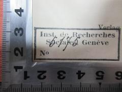 - (Institut für Sozialforschung (Frankfurt am Main)), Stempel: Name, Ortsangabe, Nummer; 'Inst. de Recherches
Sociales, Geneve
No. 5175[handschriftlich]'. 