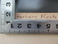 - (Koch, Herbert), Von Hand: Autogramm; 'Herbert Koch'. 