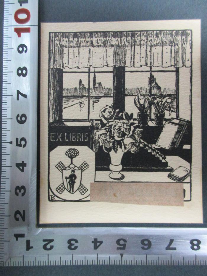 - (Sauerbruch, Ada), Etikett: Exlibris, Wappen, Abbildung; 'Ex libris
Ada Sauerbruch'. ;2 L 248 : Detlev von Liliencrons Briefe an Hermann Friedrichs aus den Jahren 1885 - 1889 (1910)