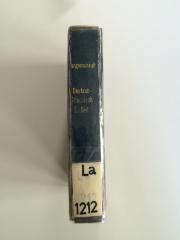 La 1212 (ausgesondert) : Taschenwörterbuch der griechischen und deutschen Sprache. Deutsch - Griechisch (1911 (Copyright))