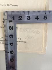 - (Nachstädt, Wilhelm ), Von Hand: Name, Datum; 'W. Nachstädt 1918.'. 