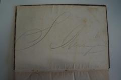- (Austerjung, S.), Von Hand: Autogramm; 'S. Austerjung'. 