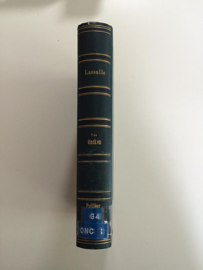 G4  ONC 1 : II. Lassalle (1912)