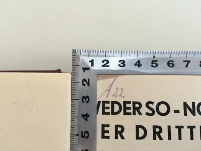 S 131 Opp (ausgesondert) : Wederso-Nochso. Der Dritte Weg. (1933);- (Gewerkschaftsbund der Angestellten (GDA)), Von Hand: Nummer; 'A 22'. 