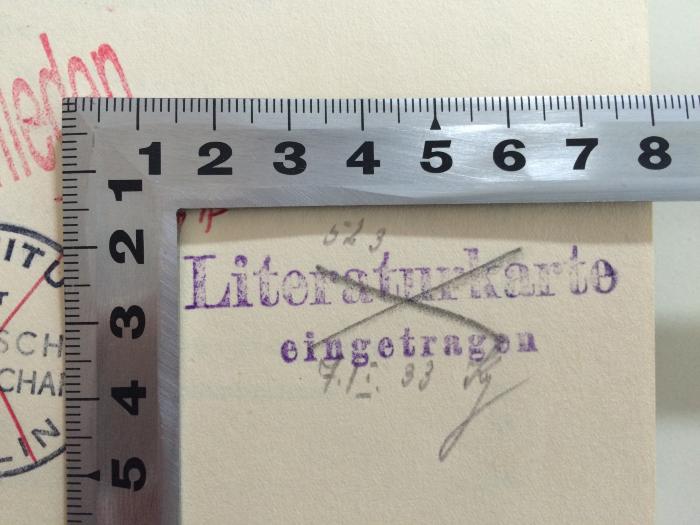 S 131 Opp (ausgesondert) : Wederso-Nochso. Der Dritte Weg. (1933);- (Gewerkschaftsbund der Angestellten (GDA)), Stempel: -; 'Literaturkarte eingetragen 53 - 2 7/I. 33 Kg'. 