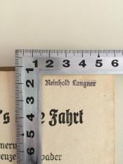 - (Langner, Reinhold), Stempel: Name; 'Reinhold Langner'.  (Prototyp)