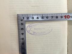 - (Det Sociale Secretary Bibliotek København), Stempel: Ortsangabe; 'Det sociale Sekretariat Bibliothek København'. 