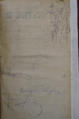- (Ḥevrah Mishnayot Târgu Lăpuș;Lapos, Jozef Samuel), Von Hand: Ortsangabe, Autogramm; 'Magyar Lápos
Je[...]s Yossef'. 