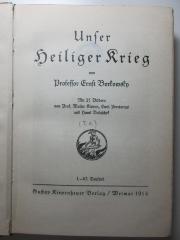 4 E 155-1 : Unser heiliger Krieg (1914)