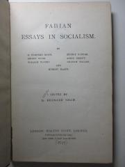 5 D 360 : Fabian essays in socialism (1889)