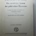 8 D 131 : Das natürliche System der politischen Ökonomie (1927)