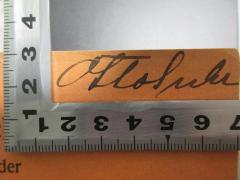 - (Suhr, Otto), Von Hand: Autogramm; 'Otto Suhr'. 