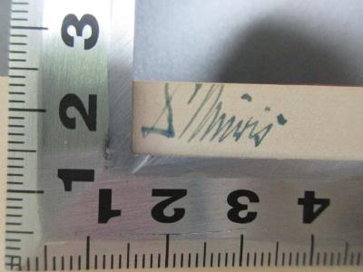 - (Muris, Oswald), Von Hand: Autogramm; 'O. Muris'. ;8 E 47 : Das länderkundliche Schema in der deutschen Geographie : Kämpfe um Fortschritt und Freiheit (1931)