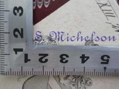 - (Michelson, S.), Stempel: Name; 'S. Michelson'. 